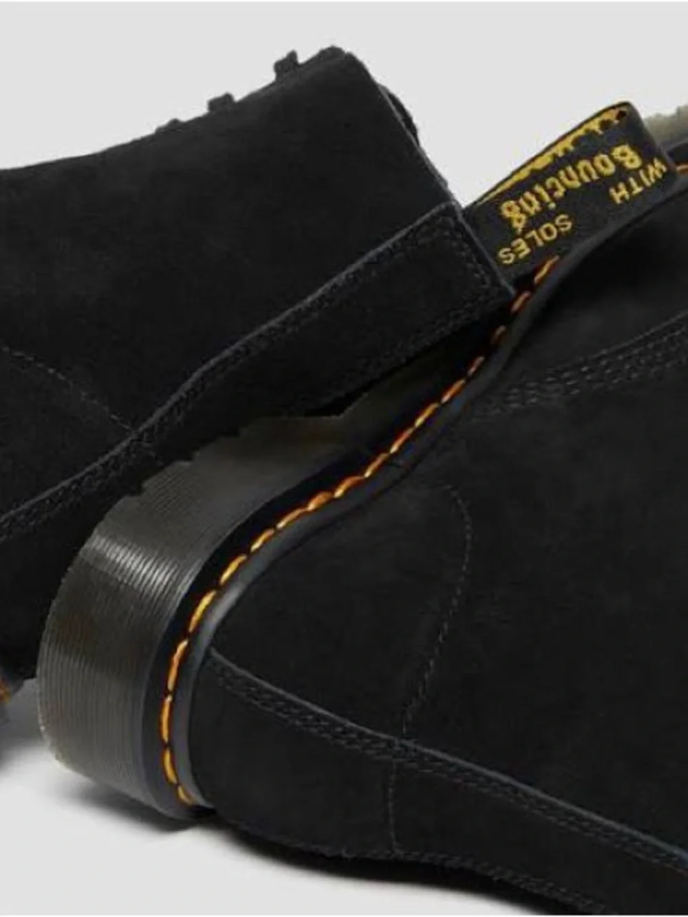 Unisex  Dr. Martens 1460 Black Pascal Suede Boots Sz 38/US 7